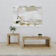 Furniture City Houma - Coaster - Benton 2-piece Solid Mango Coffee and End Table Set Natural - 704838-S2