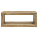 Benton 3-piece Solid Mango Coffee and End Table Set Natural
