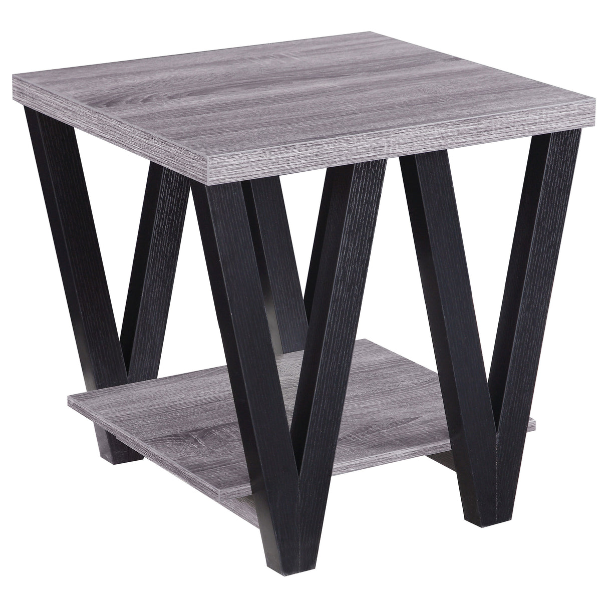 Stevens 3-piece Rectangular Coffee and End Table Set Grey