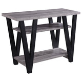 Furniture City Houma - Coaster - Stevens 2-shelf Engineered Wood Entryway Console Table Grey - 705399