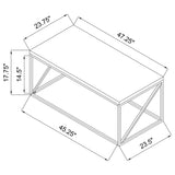 Birdie 3-piece Coffee and End Table Set Sonoma Grey