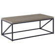 Furniture City Houma - Coaster - Birdie Rectangular Engineered Wood Coffee Table Sonoma Grey - 705618