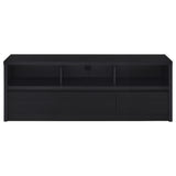 Rutland 59-inch 3-drawer TV Stand Media Console Black