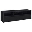 Furniture City Houma - Coaster - Rutland 78-inch 3-drawer TV Stand Media Console Black - 705803