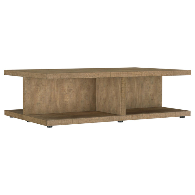 Furniture City Houma - Coaster - Cortona Square Engineered Wood Cocktail Coffee Table Mango - 706178