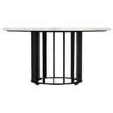Haven 3-piece Round Marble Coffee and End Table Set Black