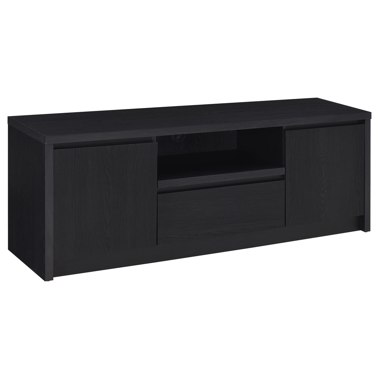 Furniture City Houma - Coaster - Winfield 60-inch 2-door TV Stand Media Console Black - 706222