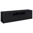 Furniture City Houma - Coaster - Winfield 78-inch 2-door TV Stand Media Console Black - 706223
