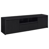 Furniture City Houma - Coaster - Winfield 78-inch 2-door TV Stand Media Console Black - 706223