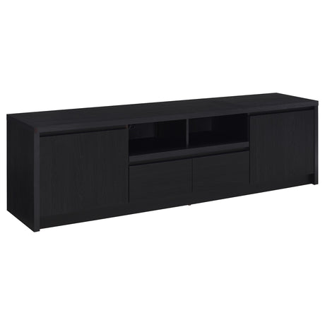 Furniture City Houma - Coaster - Winfield 78-inch 2-door TV Stand Media Console Black - 706223