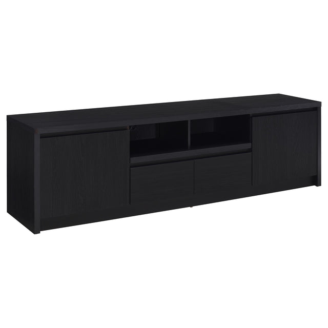 Furniture City Houma - Coaster - Winfield 78-inch 2-door TV Stand Media Console Black - 706223