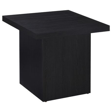 Furniture City Houma - Coaster - Max Square Engineered Laminate End Side Table Black - 706277