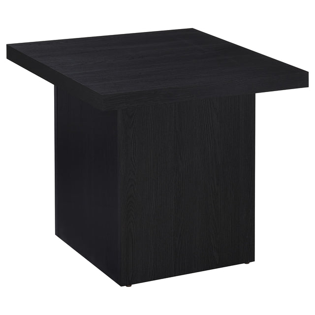 Furniture City Houma - Coaster - Max Square Engineered Laminate End Side Table Black - 706277
