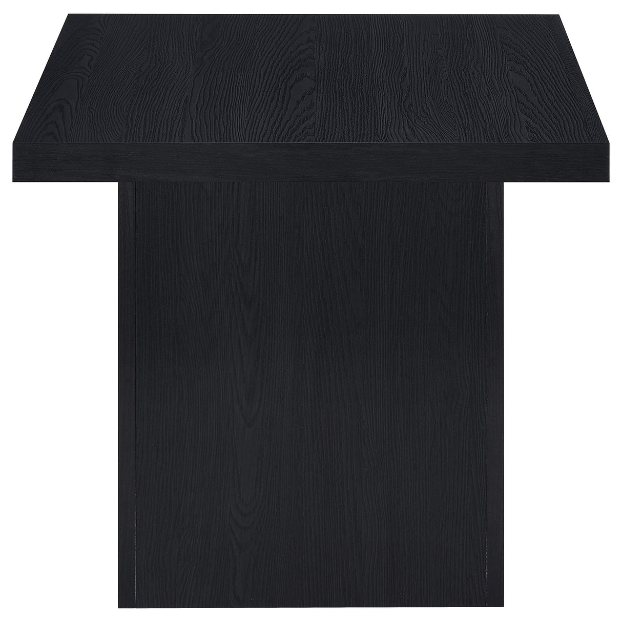 Max 3-piece Rectangular Coffee and End Table Set Black