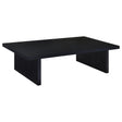 Furniture City Houma - Coaster - Max Rectangular Engineered Laminate Coffee Table Black - 706278