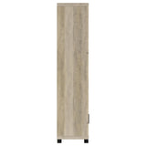 Sachin 3-shelf Engineered Wood Media Tower Distressed Pine