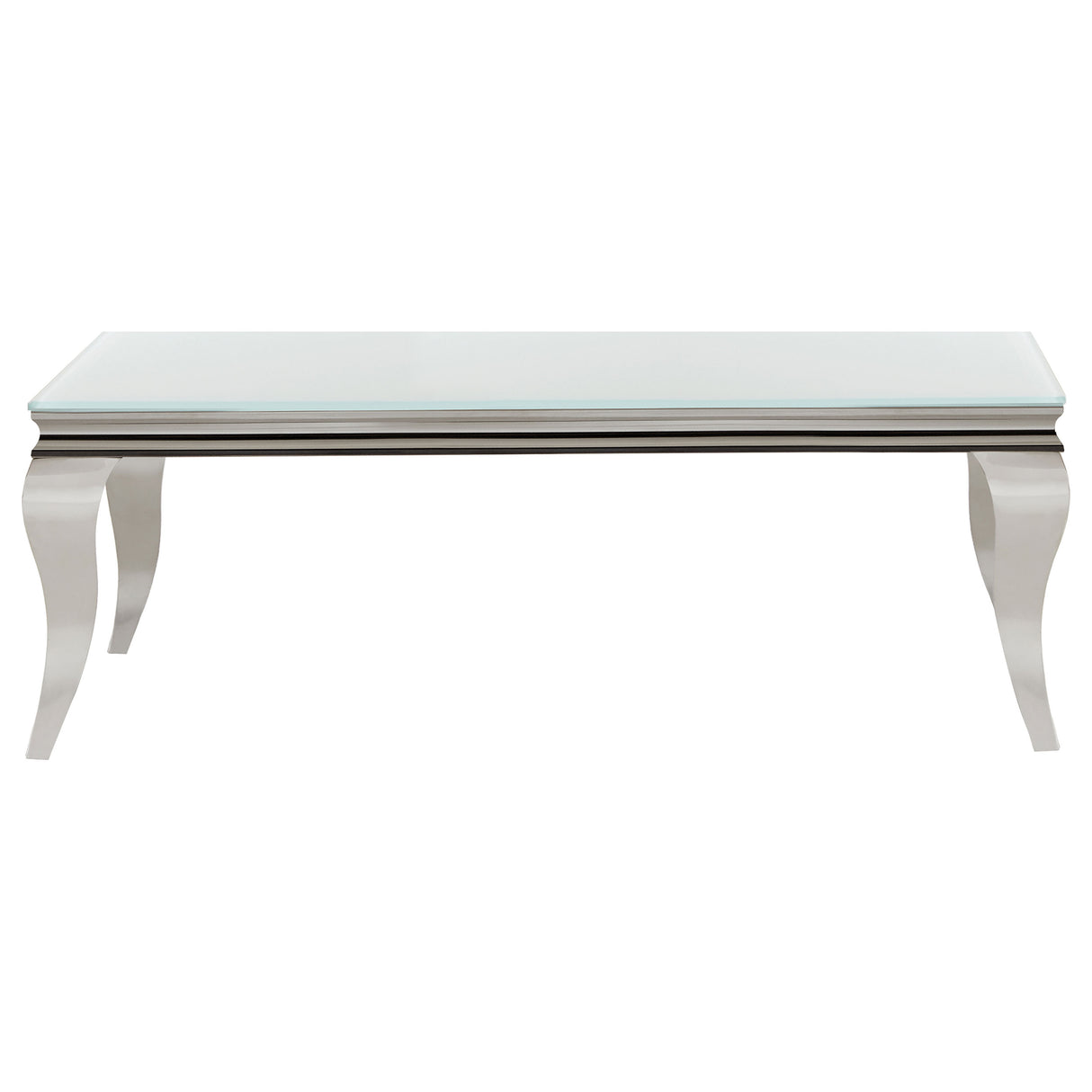 Carone 3-piece Glass Top Coffee and End Table Set White