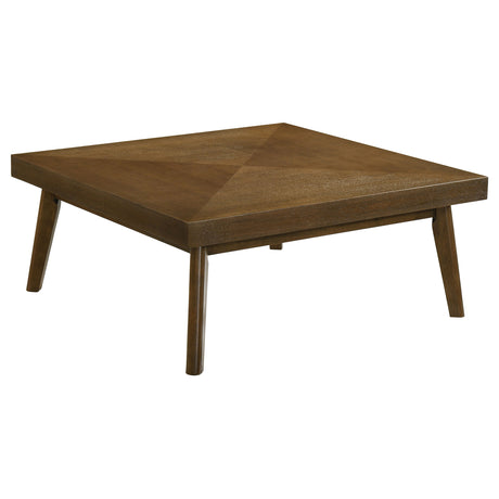 Furniture City Houma - Coaster - Westerly Square Wood Coffee Table Walnut Brown - 707798