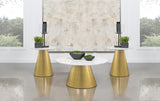 Furniture City Houma - Coaster - Avon 3-piece Marble Top Coffee and End Table Set White - 707828-S3