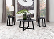 Furniture City Houma - Coaster - Skylark 3-piece SmartTop Coffee and End Table Set Black - 707848-S3