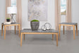Furniture City Houma - Coaster - Polaris 3-piece SmartTop Coffee and End Table Set Grey - 707858-S3