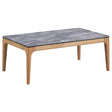 Furniture City Houma - Coaster - Polaris Rectangular SmartTop Coffee Table Grey and Light Oak - 707858