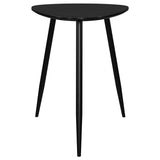 Odessa 3-piece Triangular Coffee and End Table Set Black