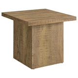 Furniture City Houma - Coaster - Devar Square Engineered Wood End Table Mango Brown - 708067