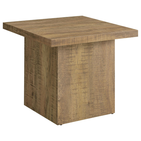 Furniture City Houma - Coaster - Devar Square Engineered Wood End Table Mango Brown - 708067