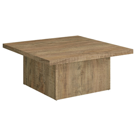 Furniture City Houma - Coaster - Devar Square Engineered Wood Coffee Table Mango Brown - 708068