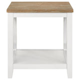 Hollis 3-piece Square Coffee and End Table Set White