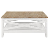 Hollis 3-piece Square Coffee and End Table Set White