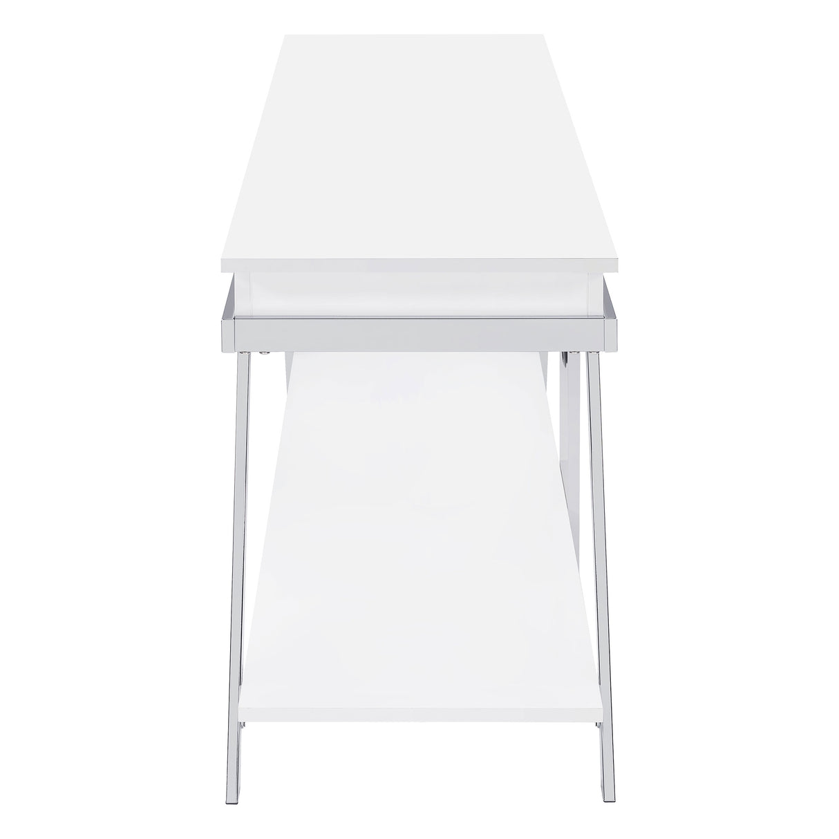 Marcia 1-drawer Wood 60-inch TV Stand White High Gloss