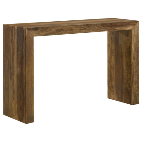 Furniture City Houma - Coaster - Odilia Rectangular Solid Wood Entryway Console Table Auburn - 708419
