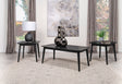 Furniture City Houma - Coaster - Radley 3-piece Rectangular Coffee Table Set Black - 708490