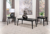 Furniture City Houma - Coaster - Radley 3-piece Rectangular Coffee Table Set Black - 708490