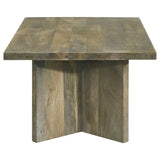 Andando 2-piece Coffee and End Table Set Mango Brown