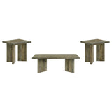 Andando 3-piece Coffee and End Table Set Mango Brown