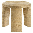 Furniture City Houma - Coaster - Artina Woven Rattan Round Side End Table Natural Brown - 708507