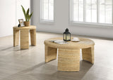 Furniture City Houma - Coaster - Artina 2-piece Rattan Coffee and End Table Set Natural - 708508-S2