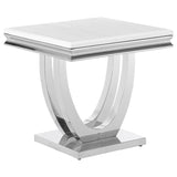 Kerwin 3-piece Rectangular Coffee and End Table Set Chrome