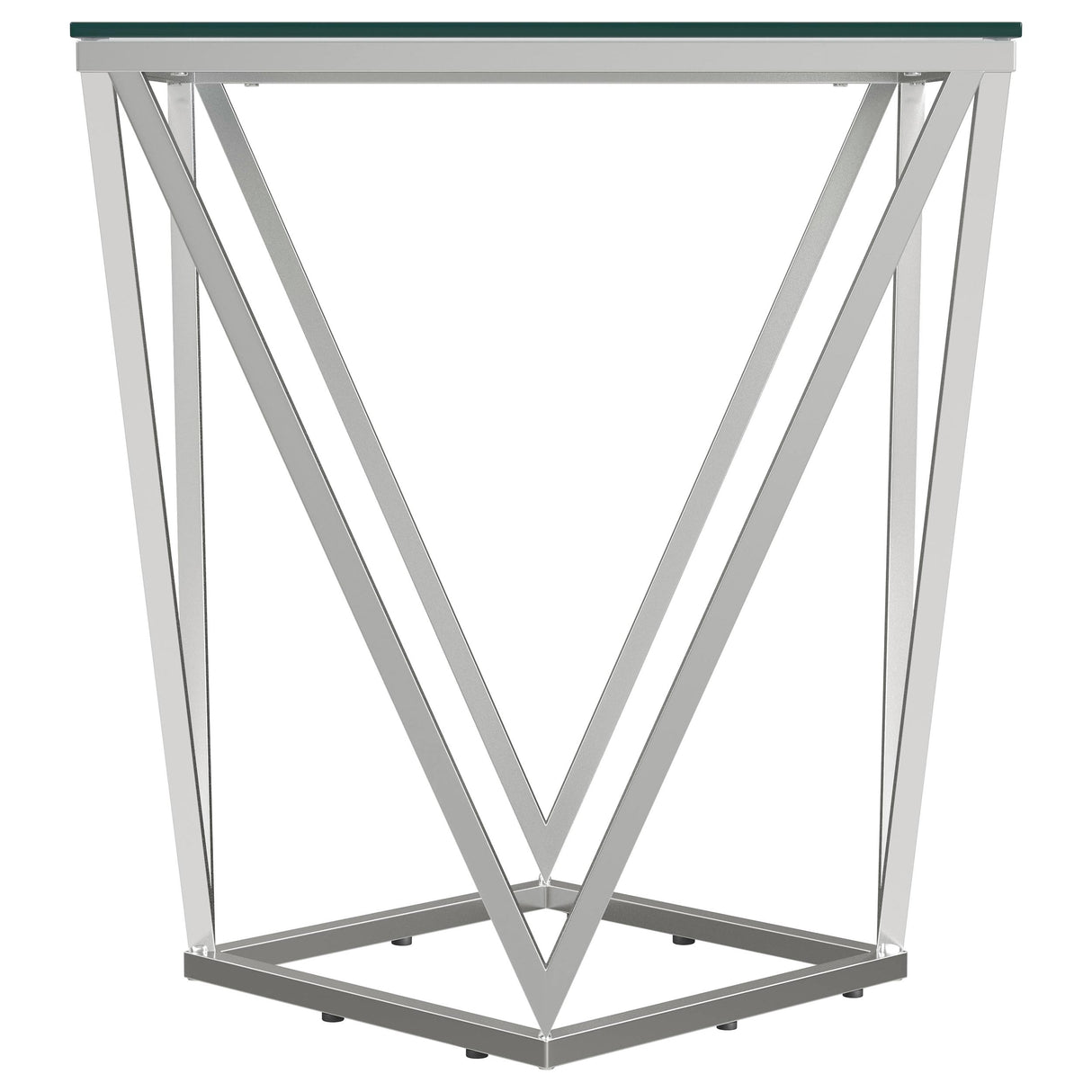 Brittania 3-piece Square Coffee and End Table Set Nickel