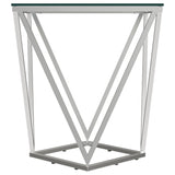 Brittania 3-piece Square Coffee and End Table Set Nickel