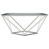 Brittania 3-piece Square Coffee and End Table Set Nickel