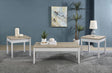 Furniture City Houma - Coaster - Stacie 3-piece Coffee Table Set Distressed Pine and White - 709950