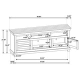 Payne 60-inch TV Stand Media Console Distressed Brown
