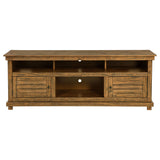 Payne 70-inch TV Stand Media Console Distressed Brown