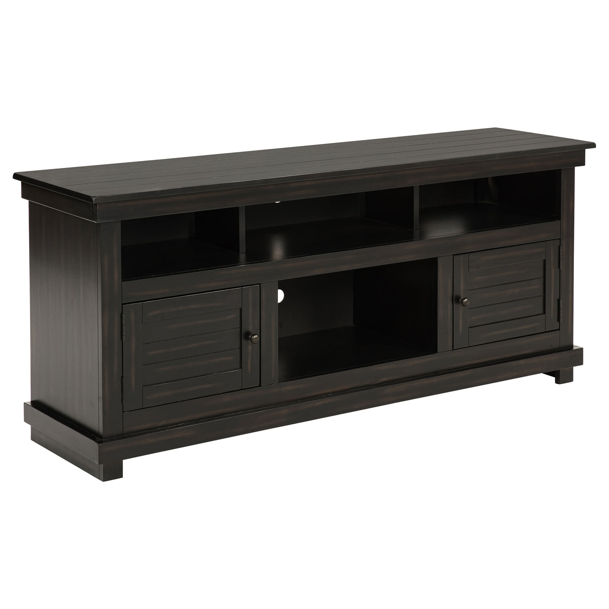 Furniture City Houma - Coaster - Payne 60-inch TV Stand Media Console Distressed Java - 710062