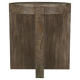Furniture City Houma - Coaster - Kinkaid Round Solid Mango Wood End Table Brown - 710137
