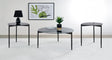 Furniture City Houma - Coaster - Rosalie 3-piece Round Coffee and End Table Set Grey - 710168-S3
